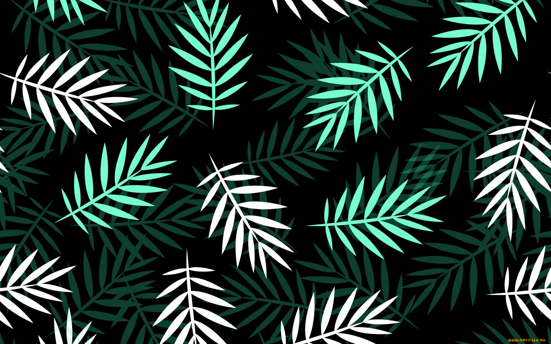  ,  , nature, green, pattern, leaves, white, 